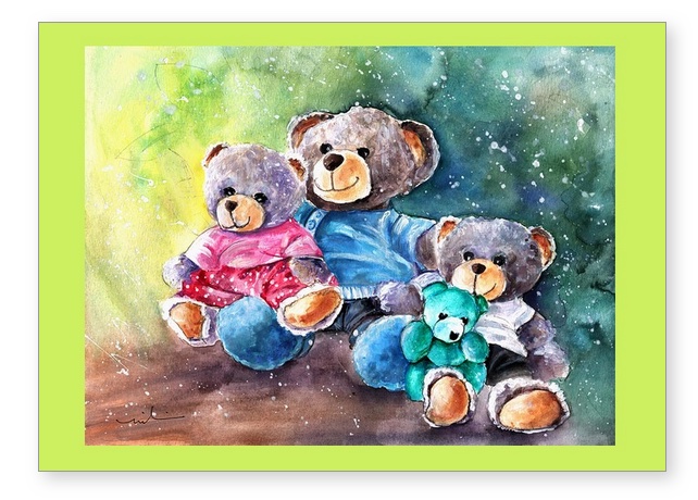 Go Teddy Greeting Cards